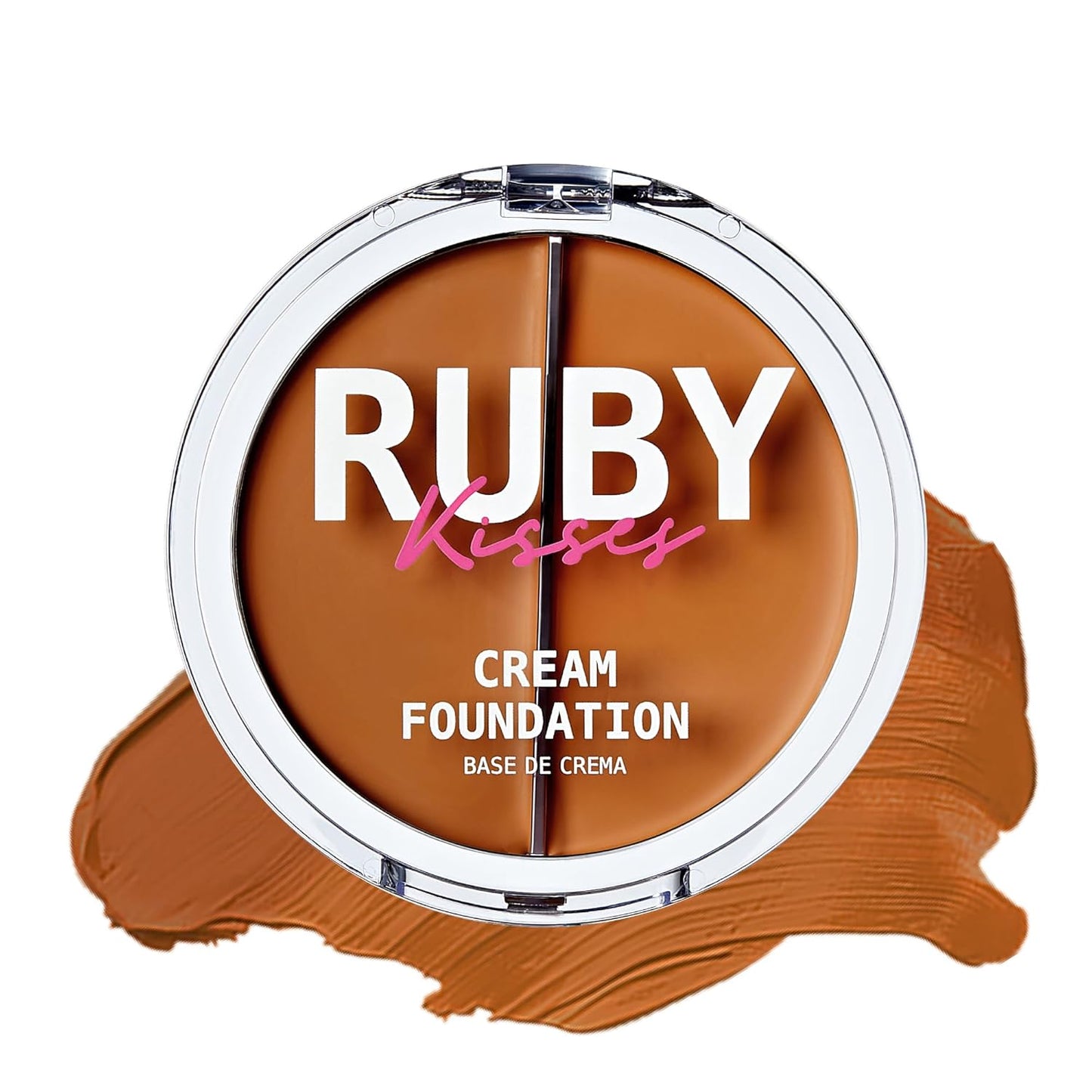 Ruby Kisses 3D Face Creator: Long-Lasting Cream Foundation & Concealer, Medium-Full Coverage, Non-Greasy - Wrens and Roses