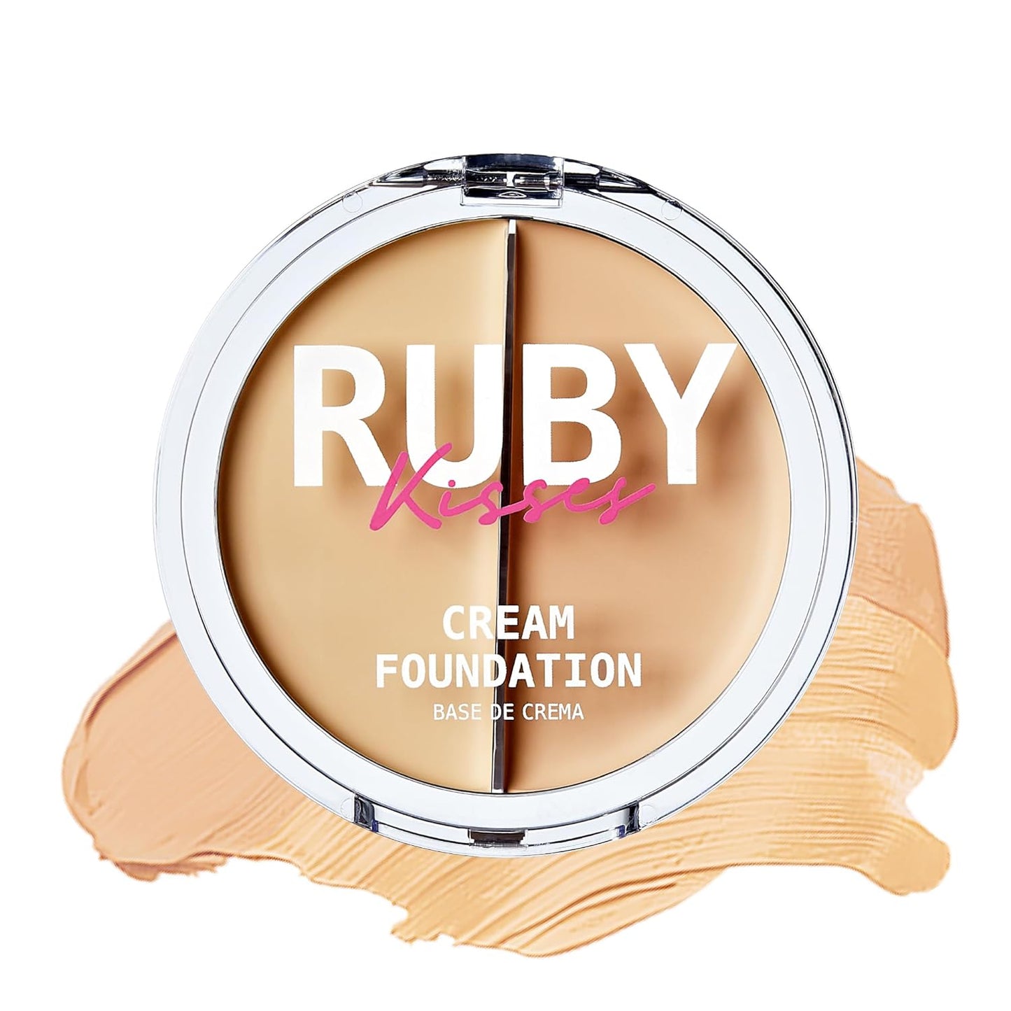 Ruby Kisses 3D Face Creator: Long-Lasting Cream Foundation & Concealer, Medium-Full Coverage, Non-Greasy - Wrens and Roses
